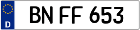 Truck License Plate